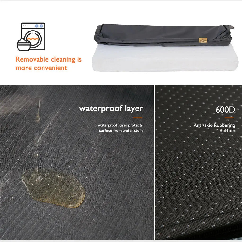 Waterproof Orthopedic Memory Foam Dog Bed — Jumbo Luxury Edition
