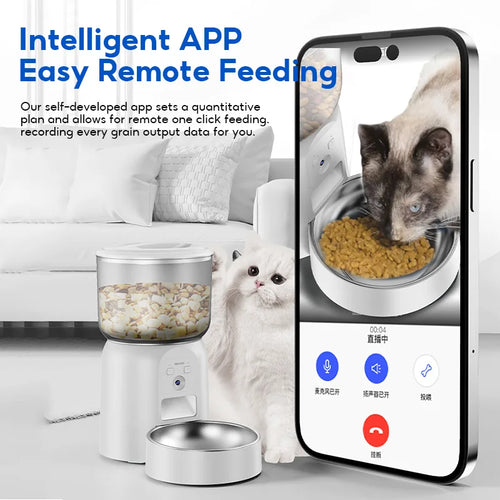 HD Pet Camera with Treat Dispenser — 2-Way Audio & Night Vision