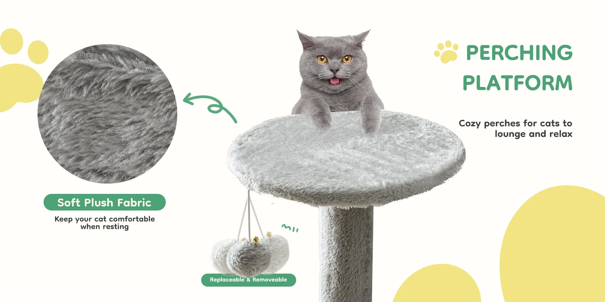 Modern Luxury Cat Tree — Multi-Level Designer Climbing Tower