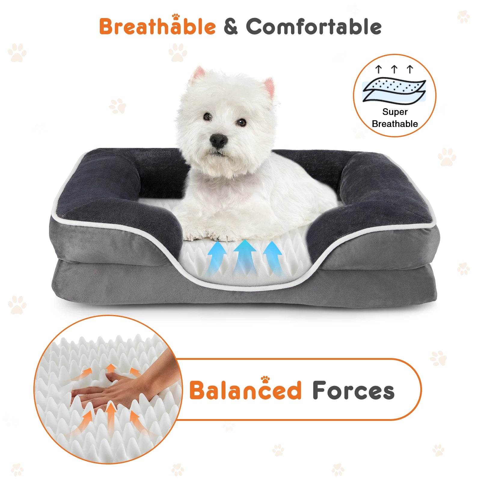 Orthopedic Memory Foam Dog Bed — Premium Luxury Edition