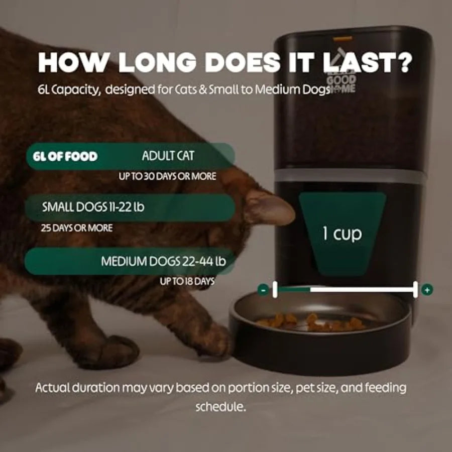 Automatic Smart Pet Feeder — WiFi App Control with HD Camera