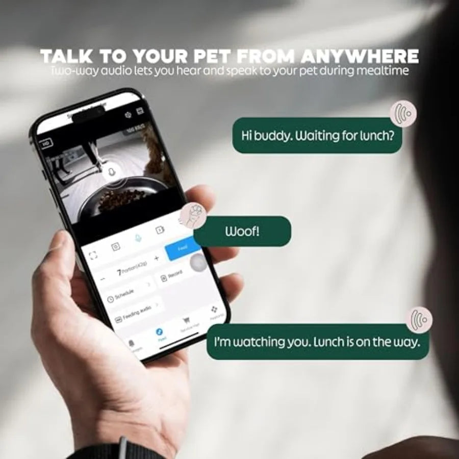 Automatic Smart Pet Feeder — WiFi App Control with HD Camera