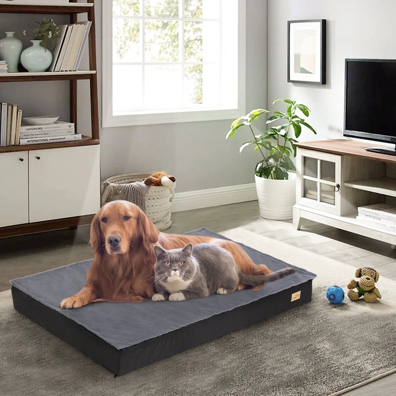 Waterproof Orthopedic Memory Foam Dog Bed — Jumbo Luxury Edition