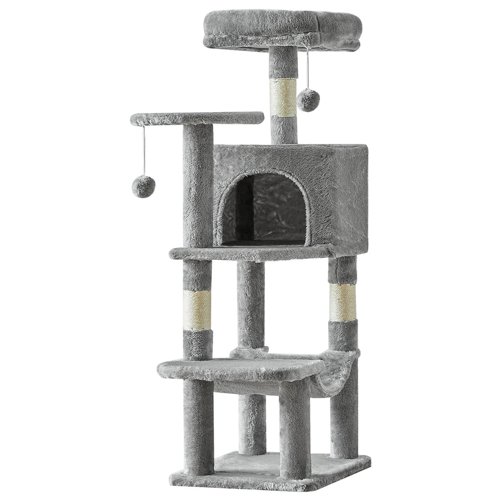 Modern Luxury Cat Tree — Multi-Level Designer Climbing Tower